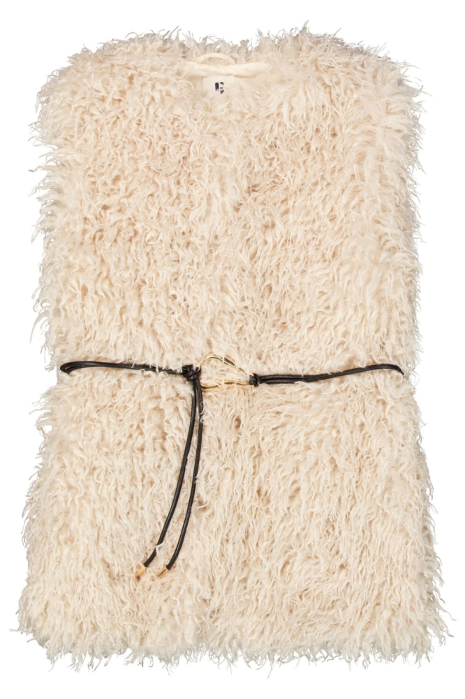 Garcia beige dames gilet | Vooraanzicht