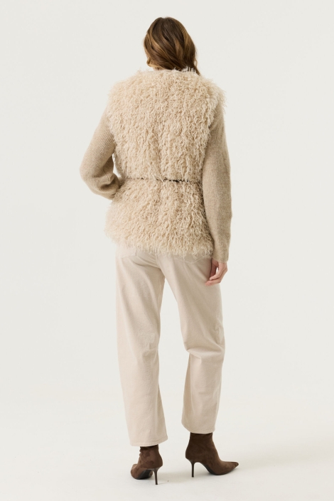 Garcia beige dames gilet | Model