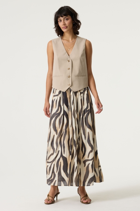 Garcia zand dames gilet | Model