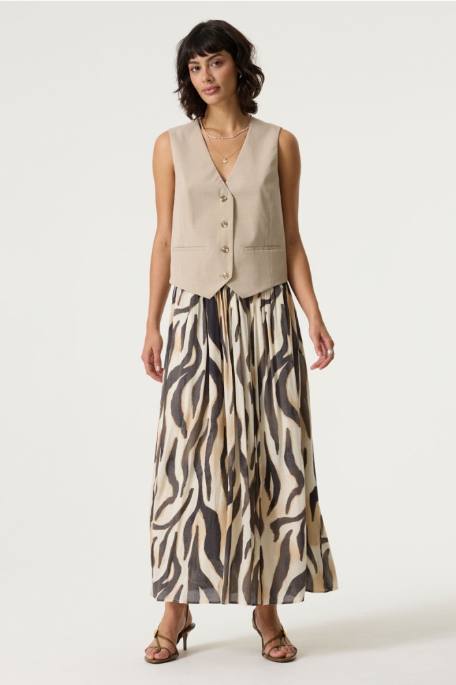 Garcia zand dames gilet | Model