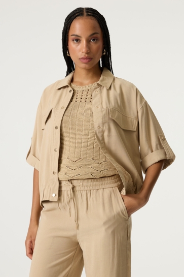 Garcia Jas ZOMER JAS Q260090 4135 Salt Sand