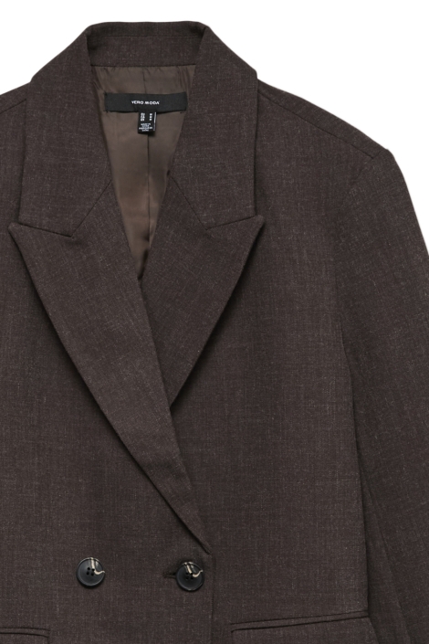 Vero Moda bruine dames blazer | Close up
