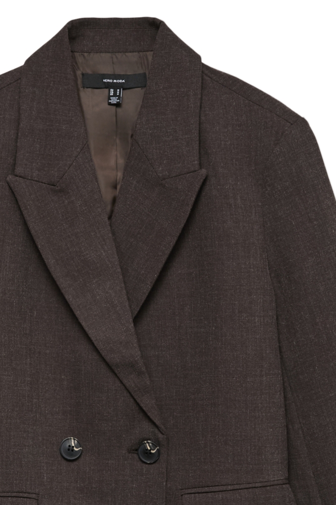 Vero Moda bruine dames blazer | Close up