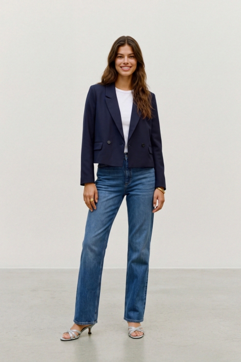 Vero Moda blauwe dames blazer | Model