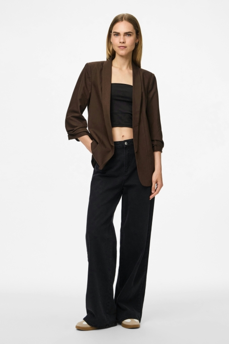 Pieces bruine dames blazer | Model