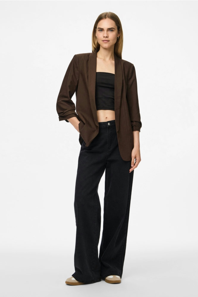 Pieces bruine dames blazer | Model