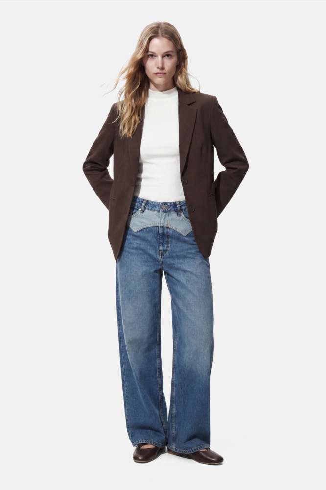 Pieces bruine dames blazer | Model