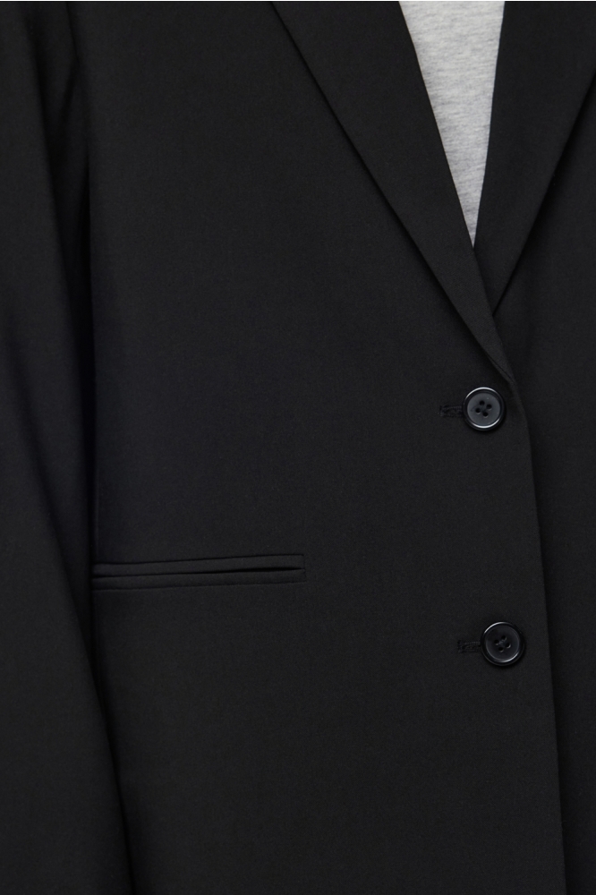 Pieces zwarte dames blazer | Kleurstaal