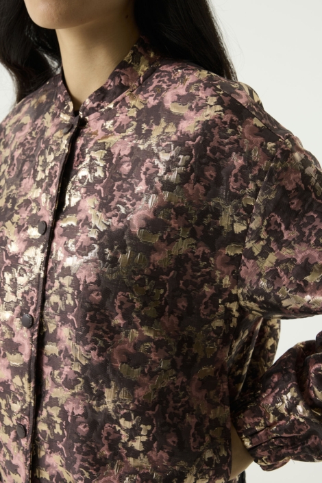 Garcia roze dames vest | Close up