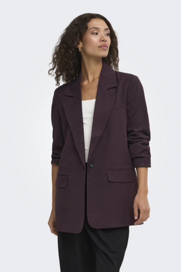 Only Blazer ONLHATTIE-LANA OVERS MEL BLAZER TLR 15318088 Fudge