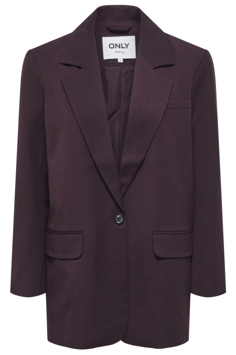 Only bordeaux dames blazer | Vooraanzicht