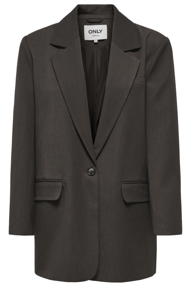 Only bruine dames blazer | Vooraanzicht