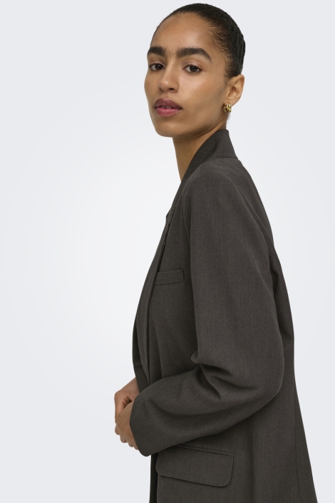 Only bruine dames blazer | Close up