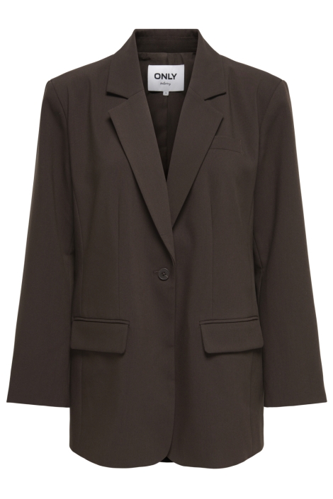 Only bruine dames blazer | Vooraanzicht