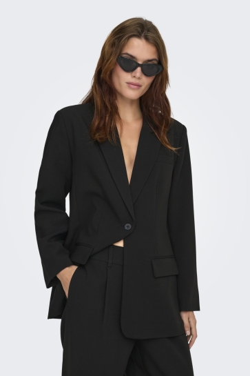 Only onllinda-raven l/s bf blazer tlr no Zwart