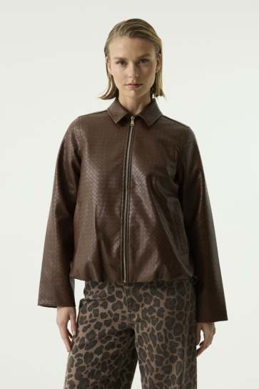 Garcia Jas LEATHER LOOK JAS U260098 4478-hazel bloom