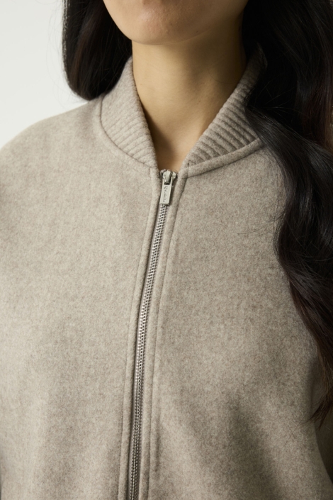 Garcia zand dames jas | Close up