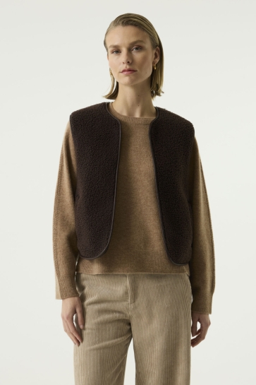 Garcia Vest OMKEERBAAR GILET U260097 4478-hazel bloom
