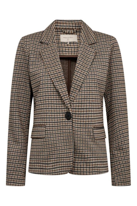 Freequent bruine dames blazer | Vooraanzicht