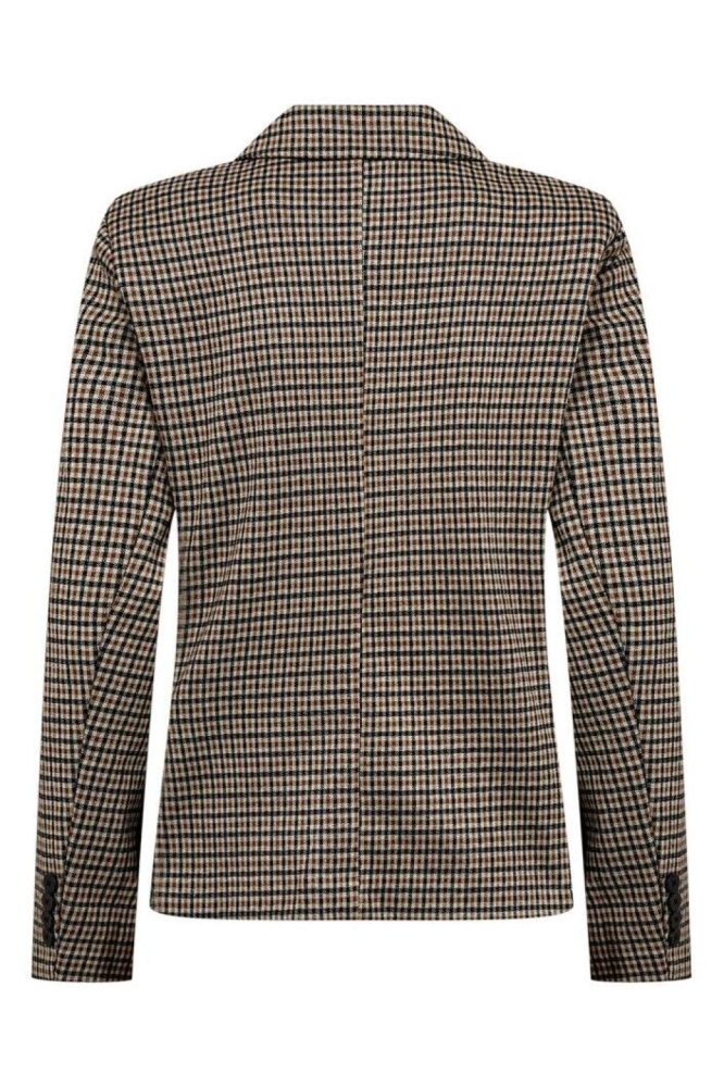 Freequent bruine dames blazer | Achteraanzicht