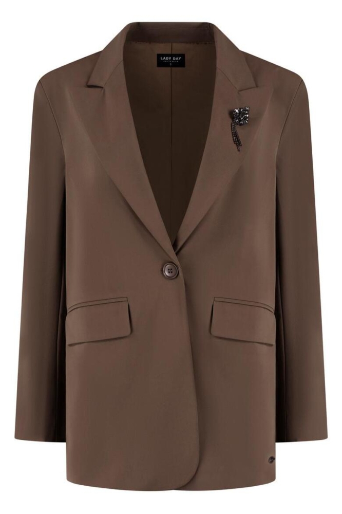 Lady Day bruine dames blazer | Vooraanzicht
