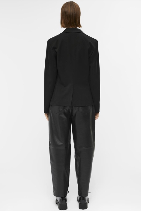 Object zwarte dames blazer | Model