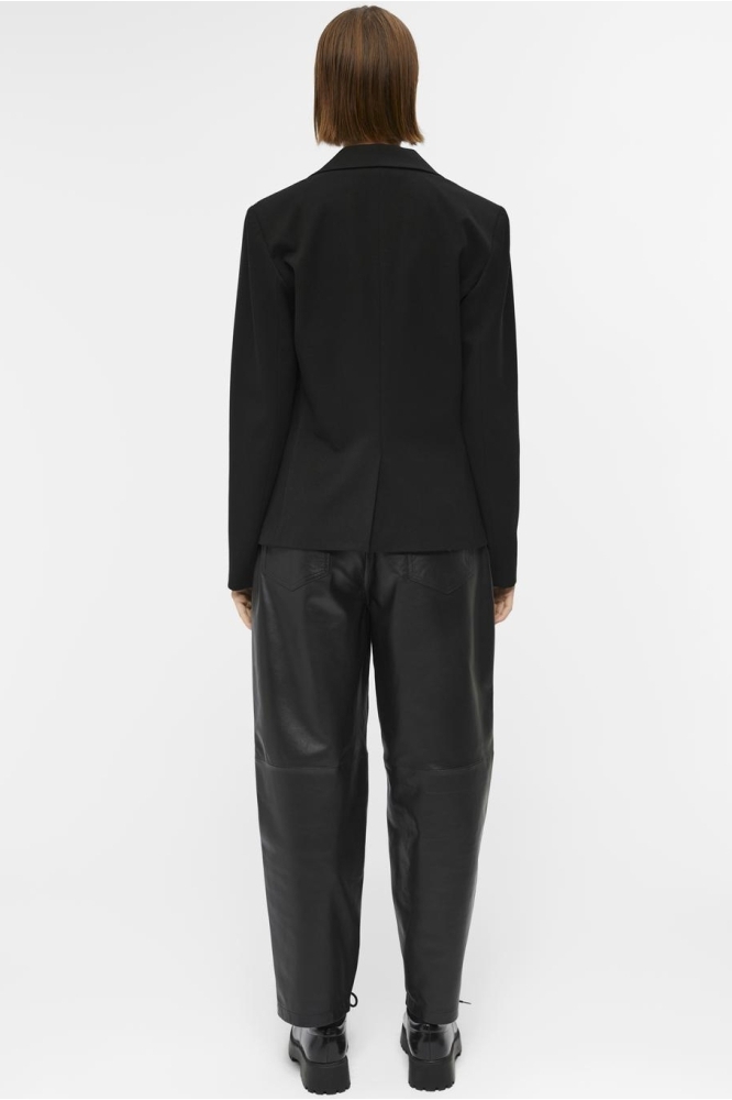 Object zwarte dames blazer | Model