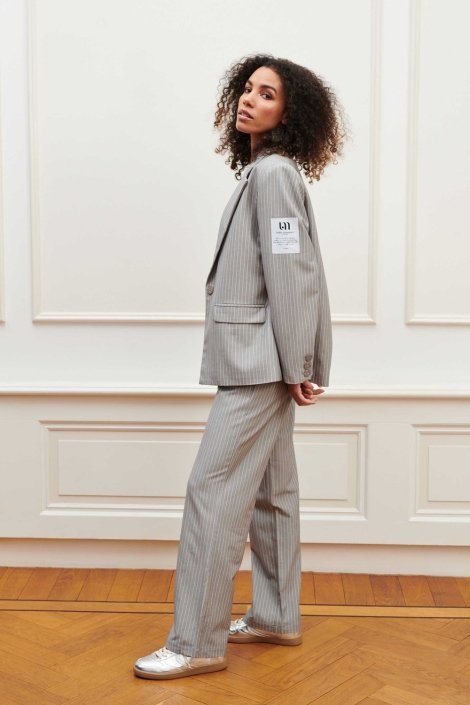 Lofty Manner grijze dames blazer | Model