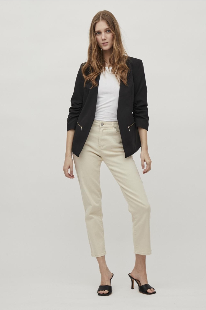 Vila zwarte dames blazer | Model vooraanzicht