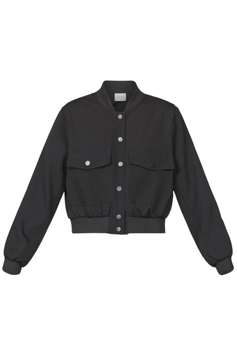 SisterS point zwarte dames jas | Vooraanzicht