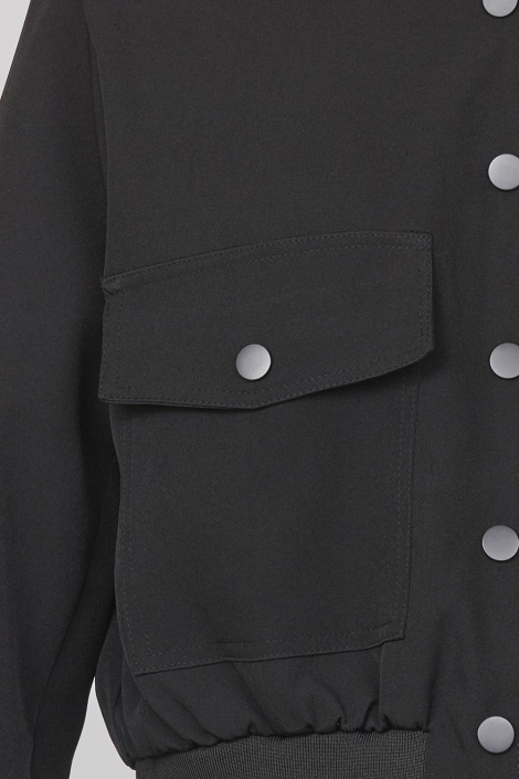 SisterS point zwarte dames jas | Close up