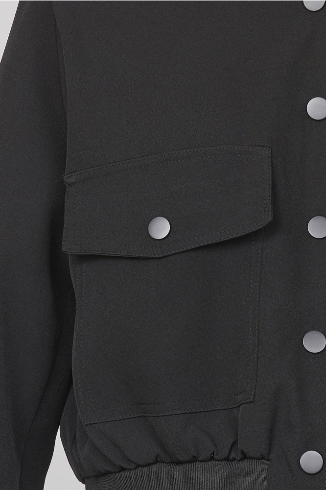 SisterS point zwarte dames jas | Close up