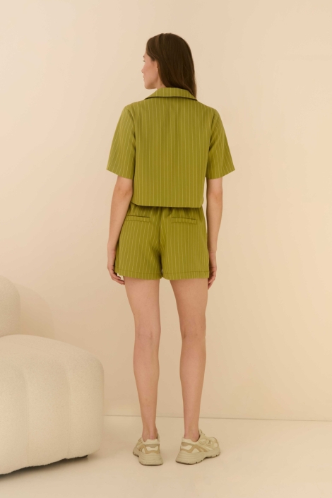 Lofty Manner groene dames blazer | Model