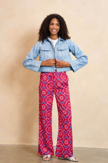 Lofty Manner Jas JACKET LIONA QC47 415 denim blue