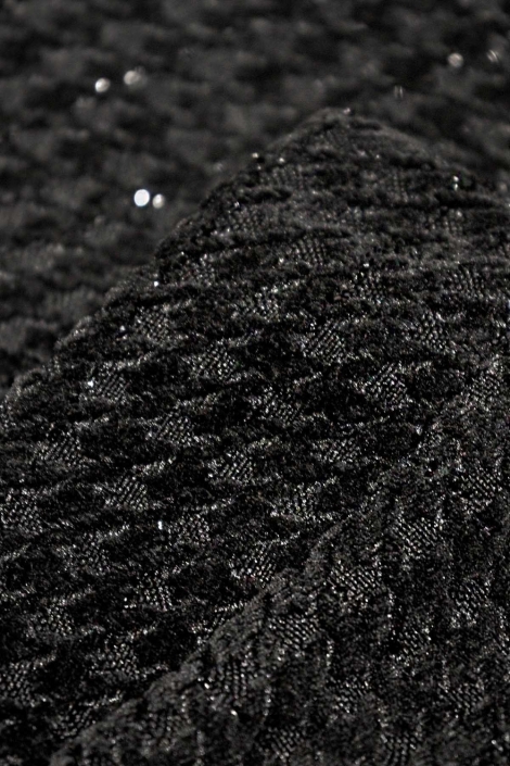 Lofty Manner zwarte dames gilet | Close up