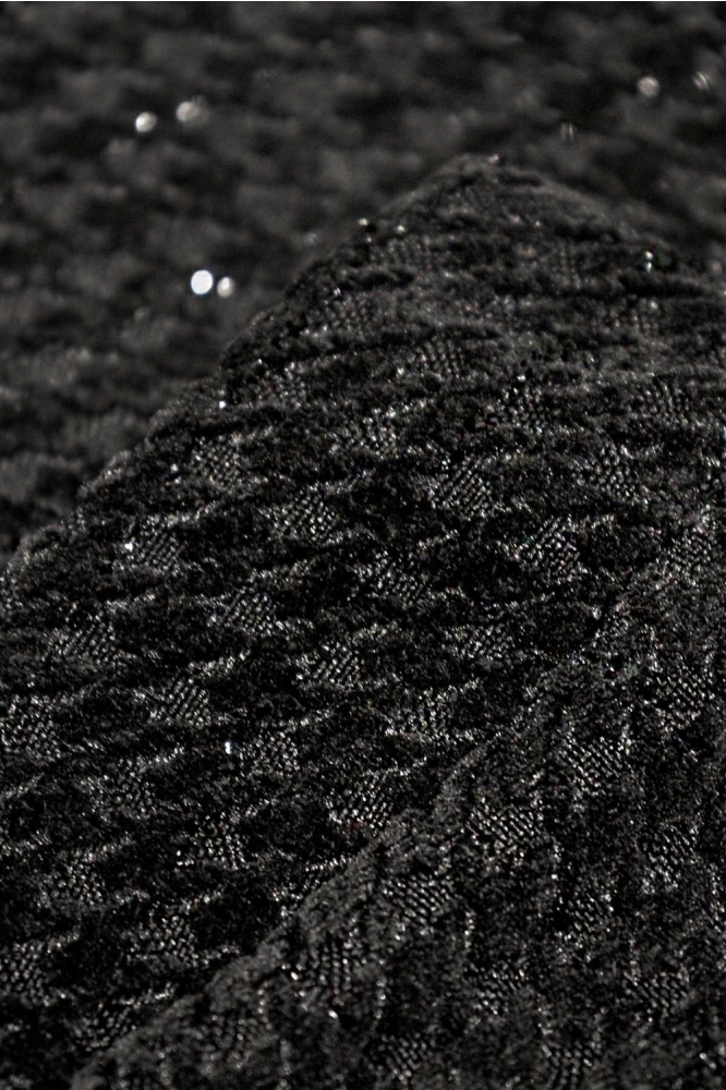 Lofty Manner zwarte dames gilet | Close up