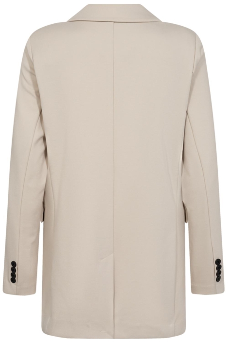 Freequent beige dames blazer | Achteraanzicht