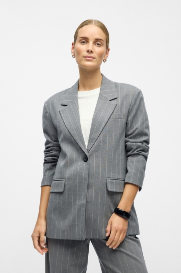 Object OBJLISA LO BLAZER NOOS 23048081 MEDIUM GREY MEL/ HUMMUS PINS