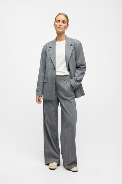 Object grijze dames blazer | Model