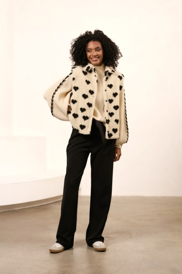 Lofty Manner Vest GILET BEATRICE QJ304 100 white