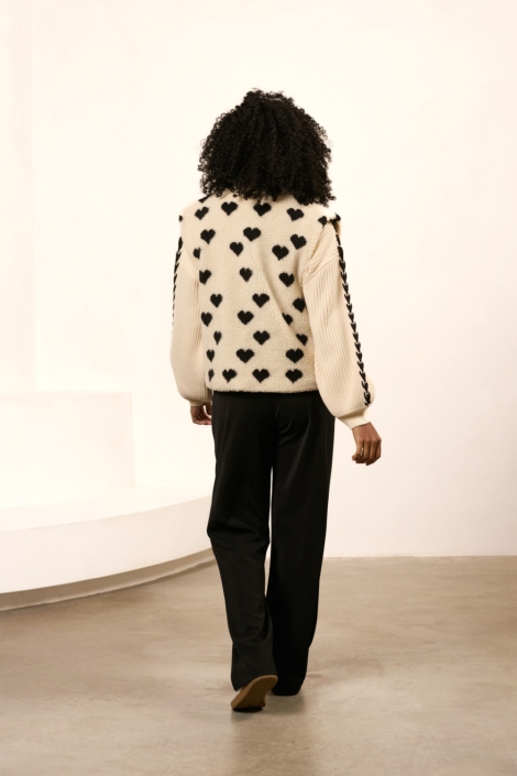 Lofty Manner beige dames gilet | Model