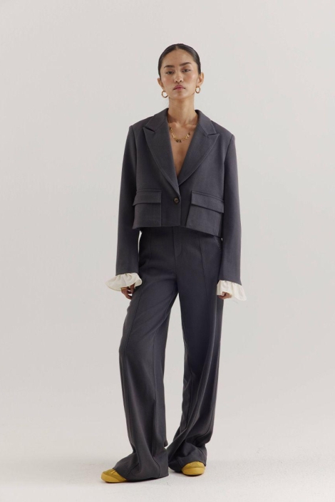 Harper & Yve grijze dames blazer | Model