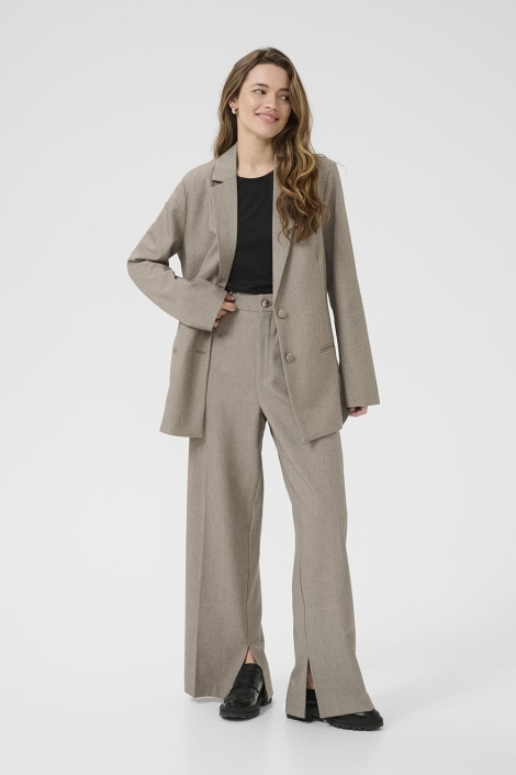 Kaffe camel dames blazer | Model