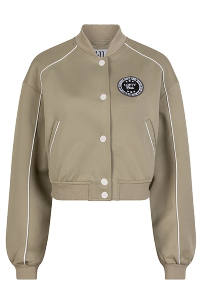 Lofty Manner groene dames vest | Vooraanzicht