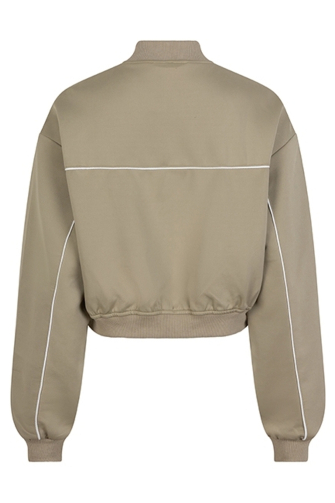 Lofty Manner groene dames vest | Achteraanzicht