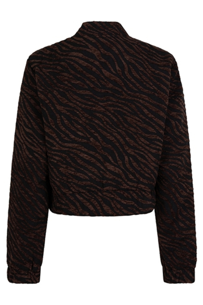 Lofty Manner bruine dames jas | Achteraanzicht