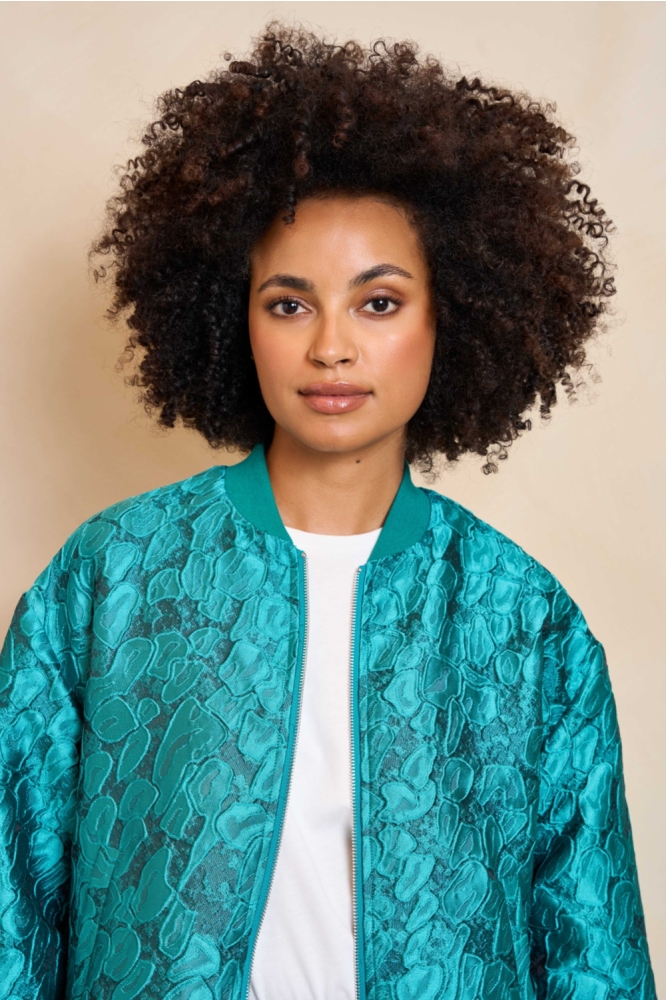 Lofty Manner groene dames vest | Close up