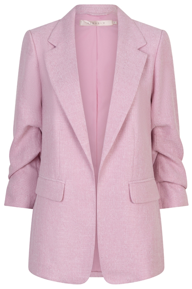 EsQualo roze dames blazer | Vooraanzicht