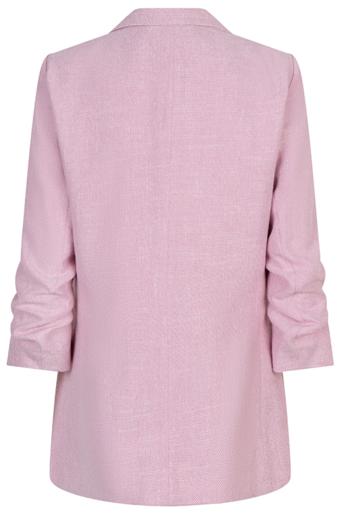EsQualo roze dames blazer | Achteraanzicht