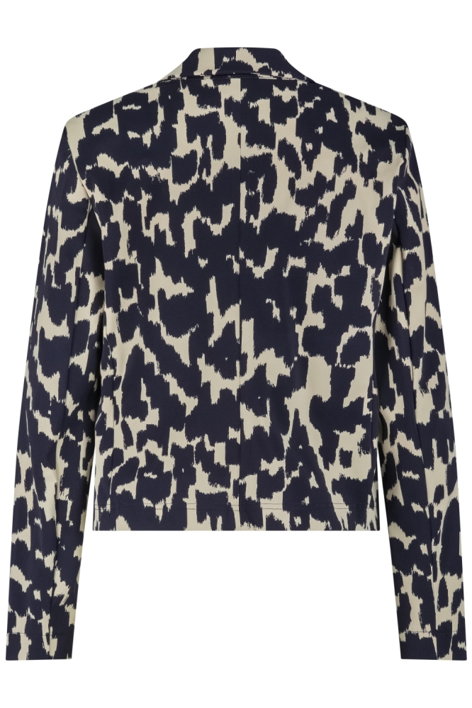 Lady Day blauwe dames blazer | Achteraanzicht